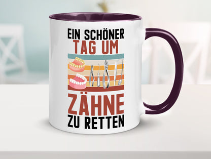 Ein schöner Tag um zähne zu retten | Zahnarzt Geschenk Humor Geschenkidee