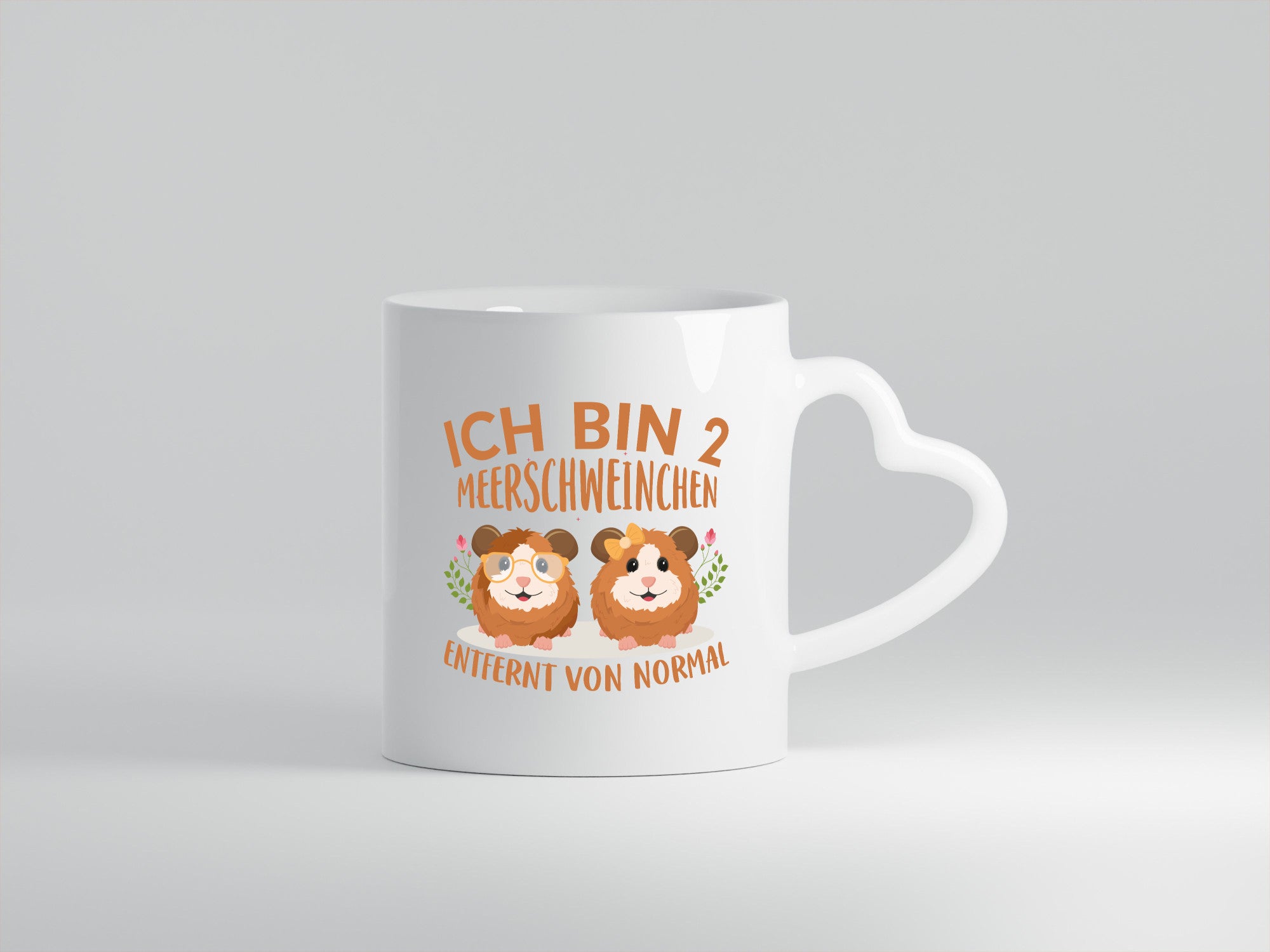 Zwei Meerschweinchen | Tierfreund Tasse Tier Liebe lustig Tierliebhaber Humor
