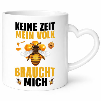 Mein Volk braucht mich Bienen lustiger Spruch Geschenk Humor Geschenkidee Tasse