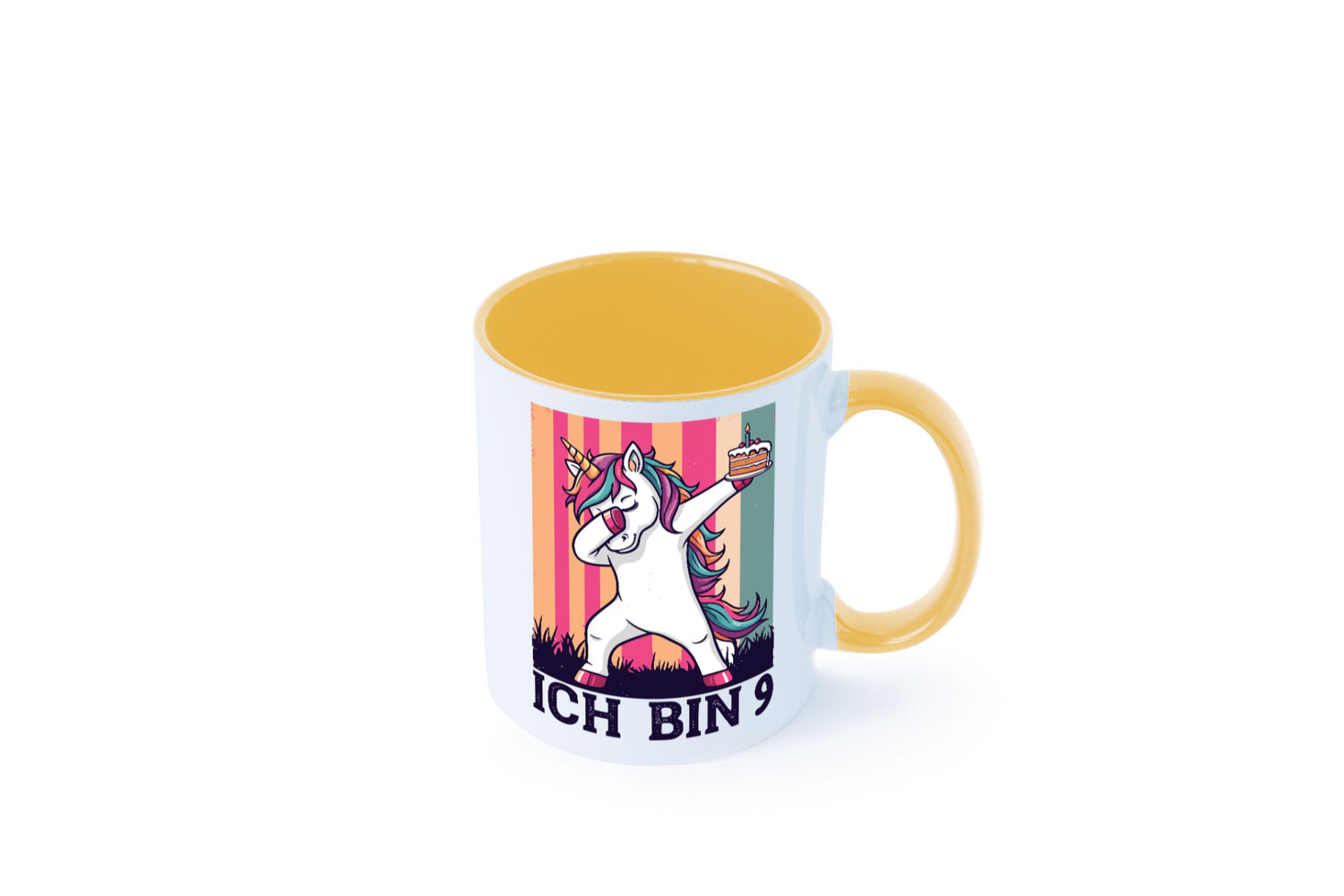 9 Geburtstag | Einhorn Damping Mädchen Humor Geschenkidee Tasse