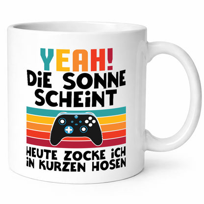 Die sonne scheint | Heißes Wetter Zocker Gaming lustiger Spruch Geschenk Humor