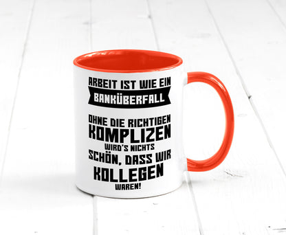 Arbeit | Kollegen Komplizen Jobwechsel Abschied Büro lustiger Spruch Geschenk