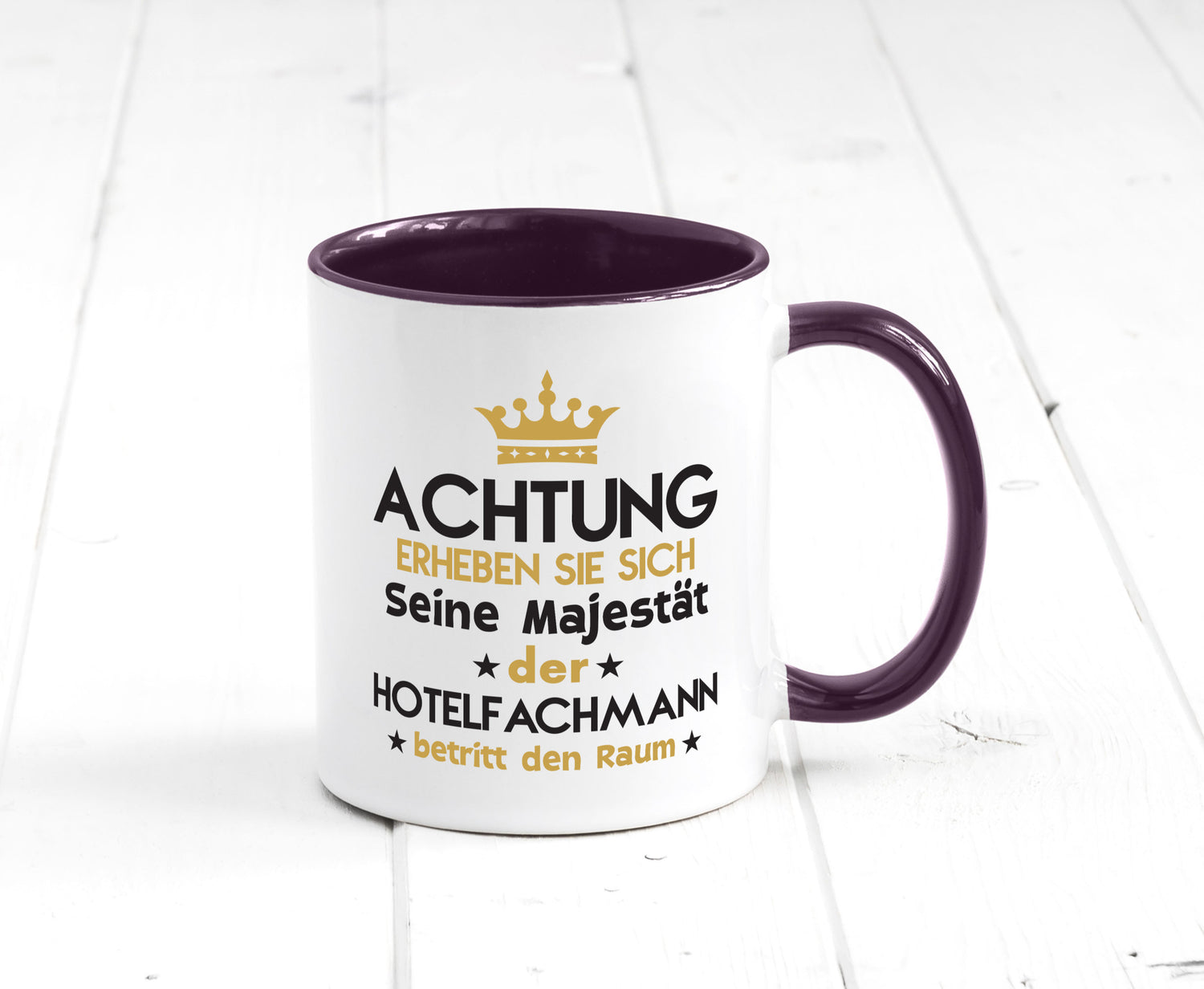 Seine Majestät Hotelfachmann |Hotel Humor Geschenkidee Tasse
