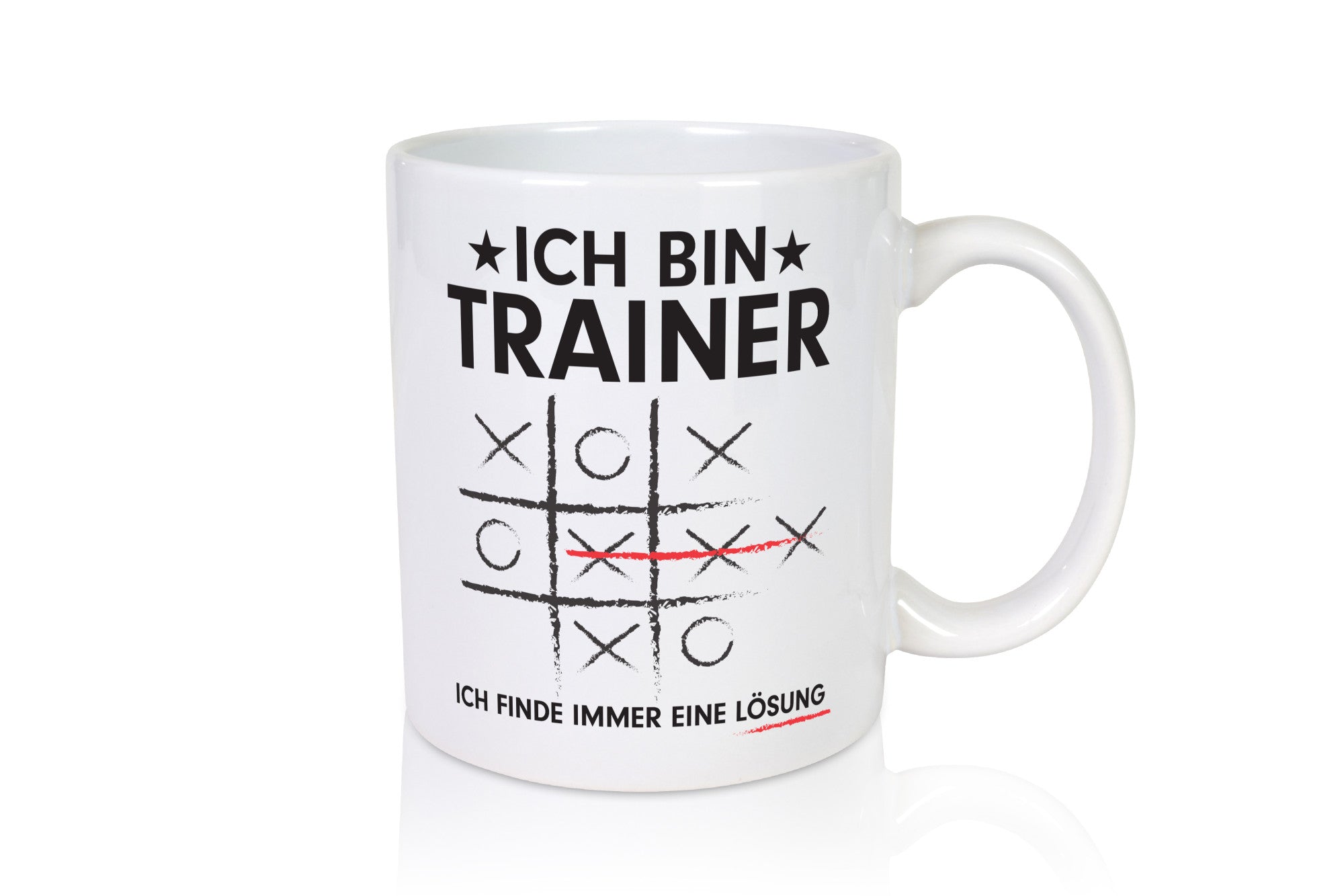 Löse Probleme: Trainer | Verein Sport v3 Humor Geschenkidee Tasse