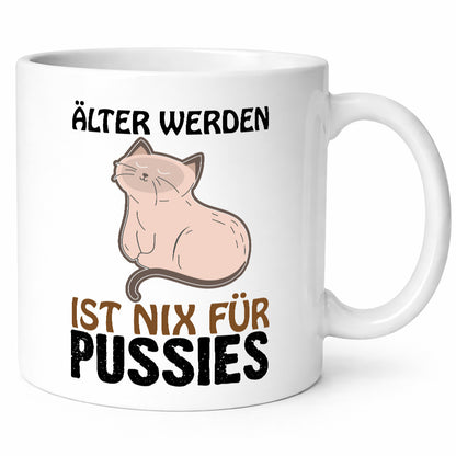 Alt werden is nichts lustig Humor Geschenkidee Geschenk Tasse