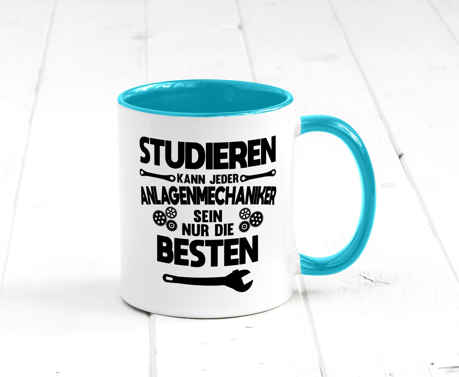 Nur die besten werden Anlagenmechaniker Humor Geschenkidee Tasse