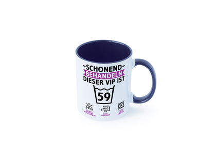 59 Geburtstag | schonend behandeln Jahre v2 lustig Geschenkidee Geschenk Tasse
