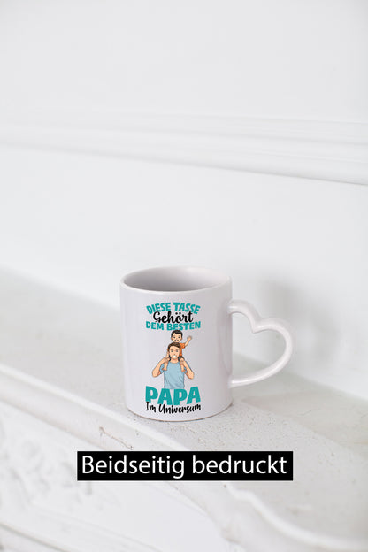 Im Universum: Papa | Vatertag Daddy Familie Humor Geschenkidee Tasse