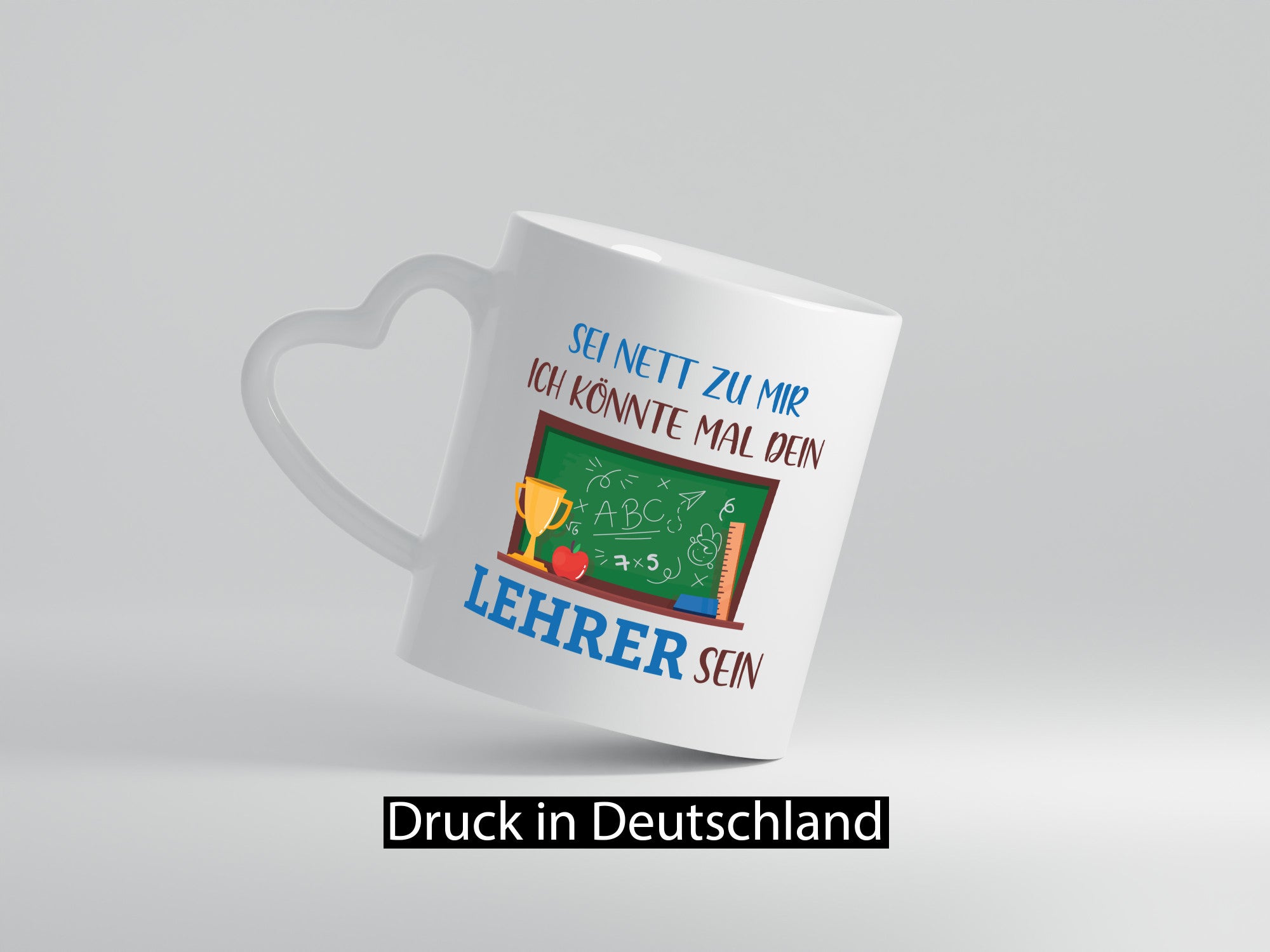 Sei Nett zu mir ich könnte mal dein Lehrer sein | Geschenk Humor Geschenkidee