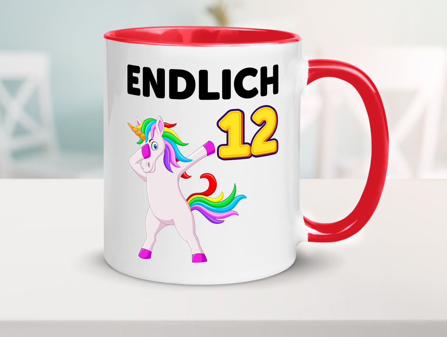 12. Geburtstag | endlich 12 Jahre Einhorn Mädchen lustig Geschenkidee Geschenk