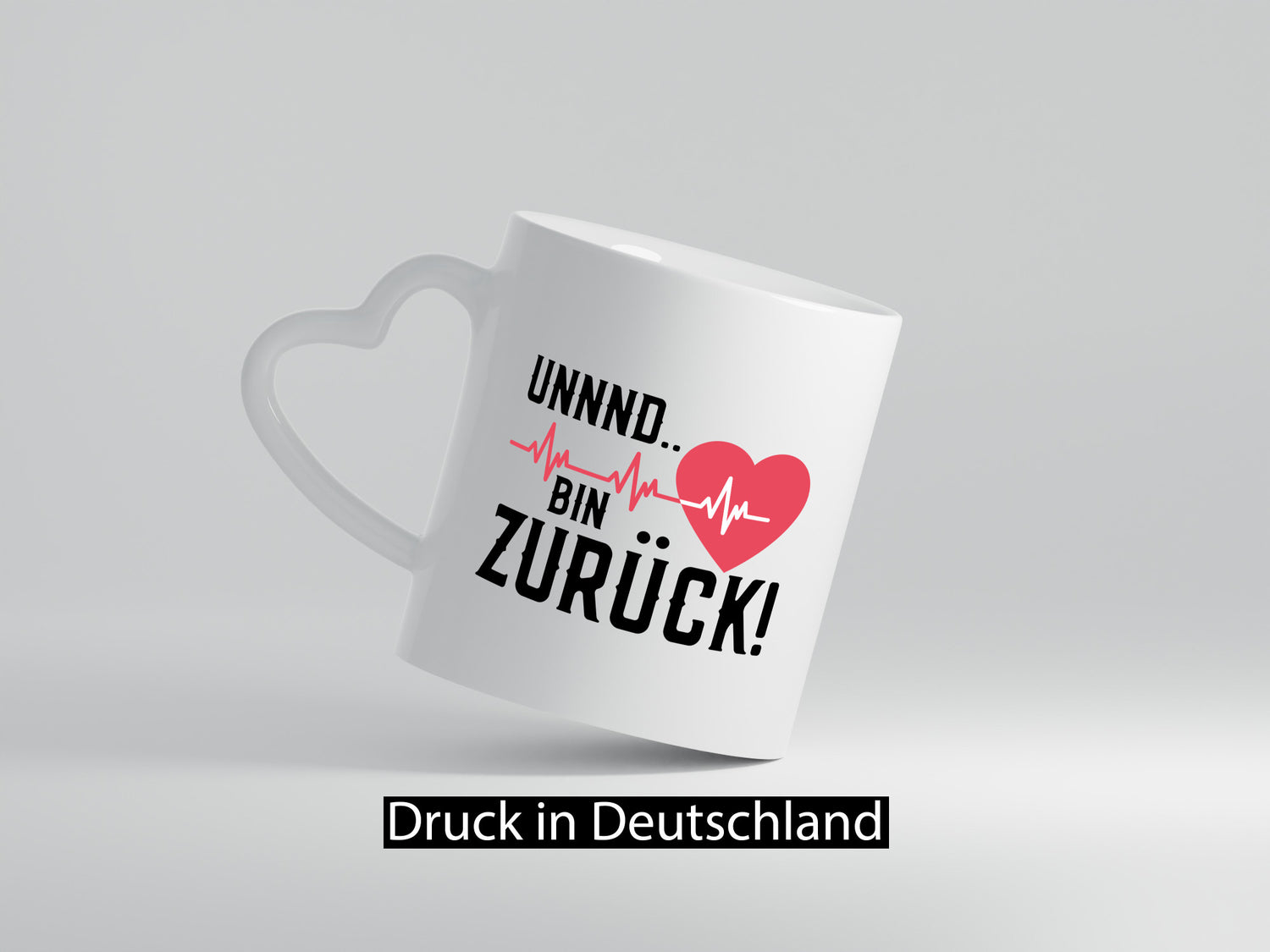 Bin zurück | Herzschlag Reanimation Puls Arzt Klinik Geschenk Humor