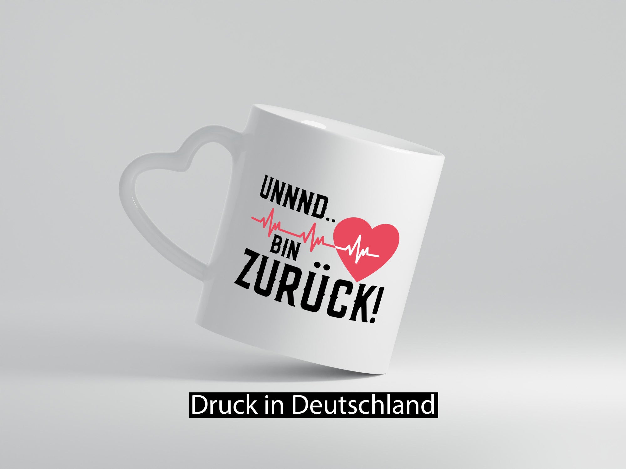 Bin zurück | Herzschlag Reanimation Puls Arzt Klinik Geschenk Humor