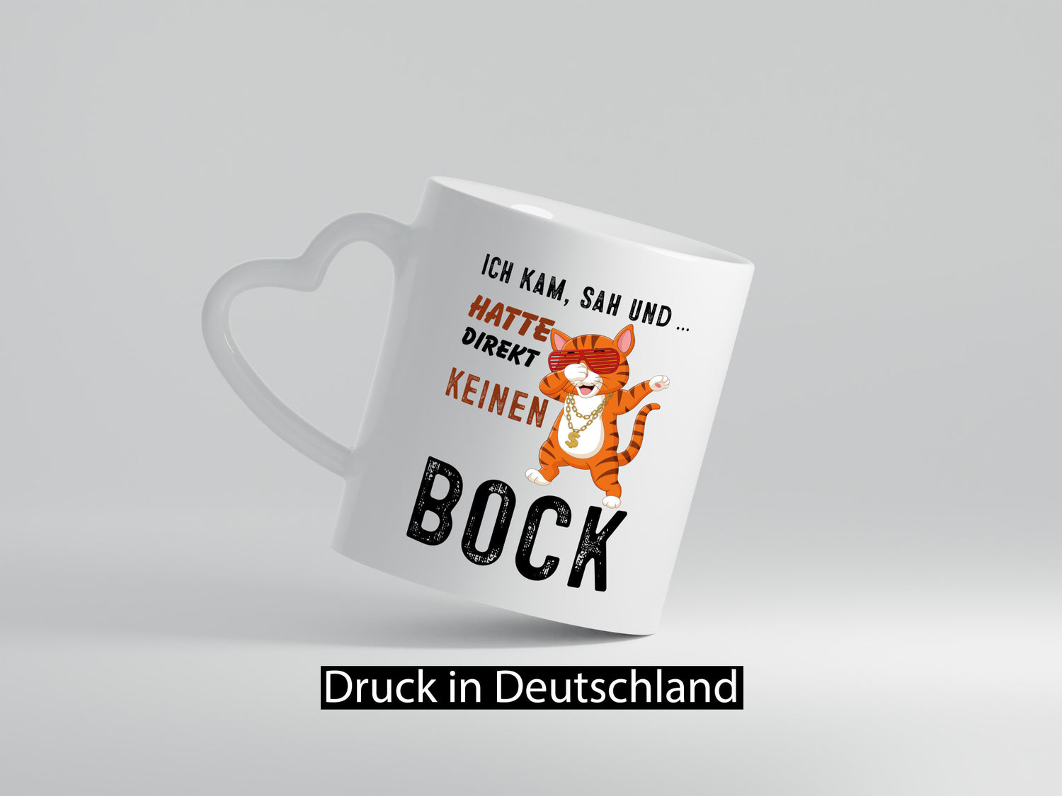 Ich habe keinen Bock lustiger Spruch Geschenk Humor Geschenkidee Tasse