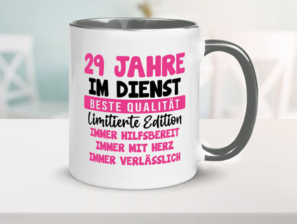 29 Jahre im Dienst | Jubiläum Arbeit v10 Geschenk Kollegen Büro lustiger Spruch