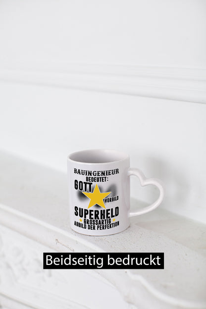Bedeutung von Bauingenieur | Ingenieur Geschenkidee Humor Tasse