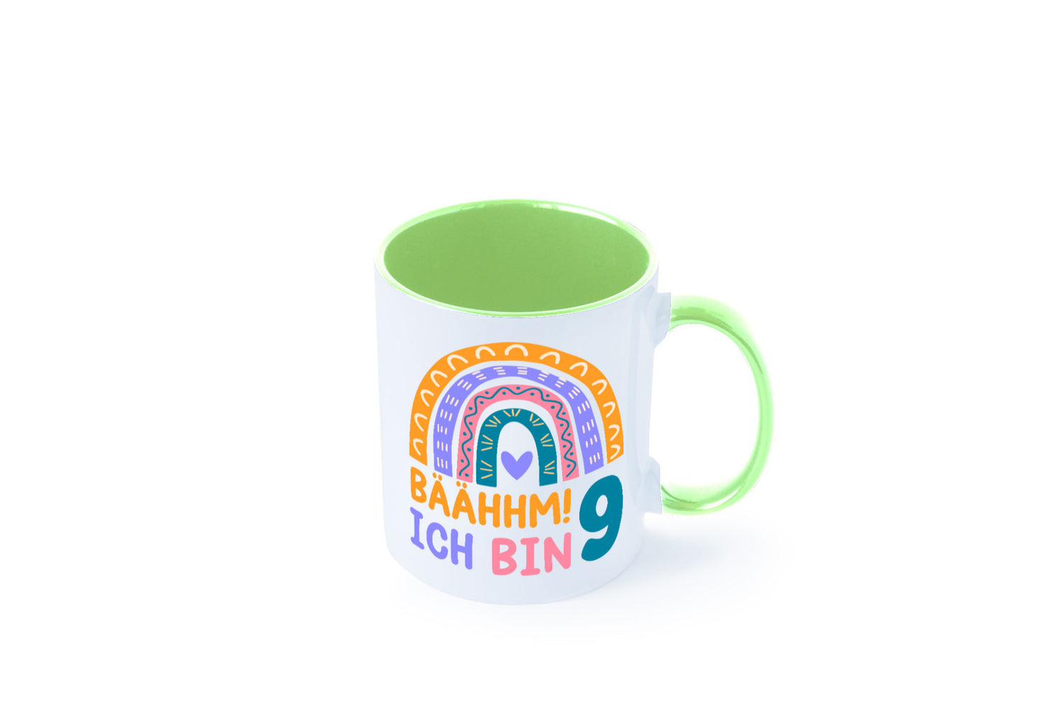 9. Geburtstag | 9 Jahre Regenbogen Bääm Mädchen Geschenk Geschenkidee lustiger