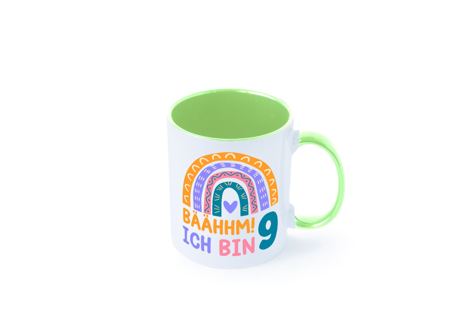 9. Geburtstag | 9 Jahre Regenbogen Bääm Mädchen Geschenk Geschenkidee lustiger