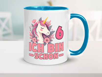6. Geburtstag | 6 Jahre Einhorn bin schon Mädchen Geschenk Geschenkidee
