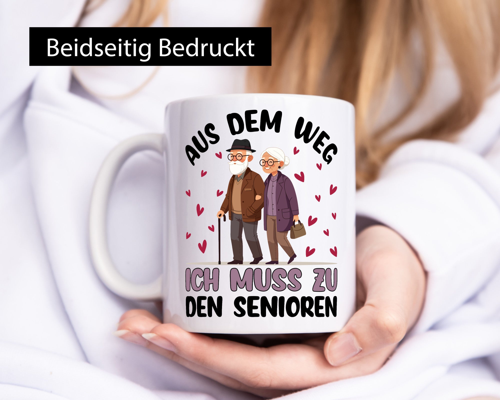 Muss zu den Senioren | Altenpflege Pflegedienst Geschenk Humor Geschenkidee