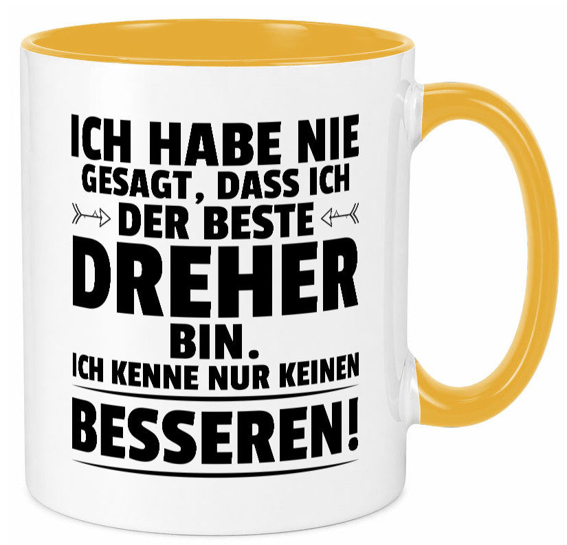 Der Beste Dreher | Fräser lustiger Spruch Geschenk Humor Geschenkidee Tasse