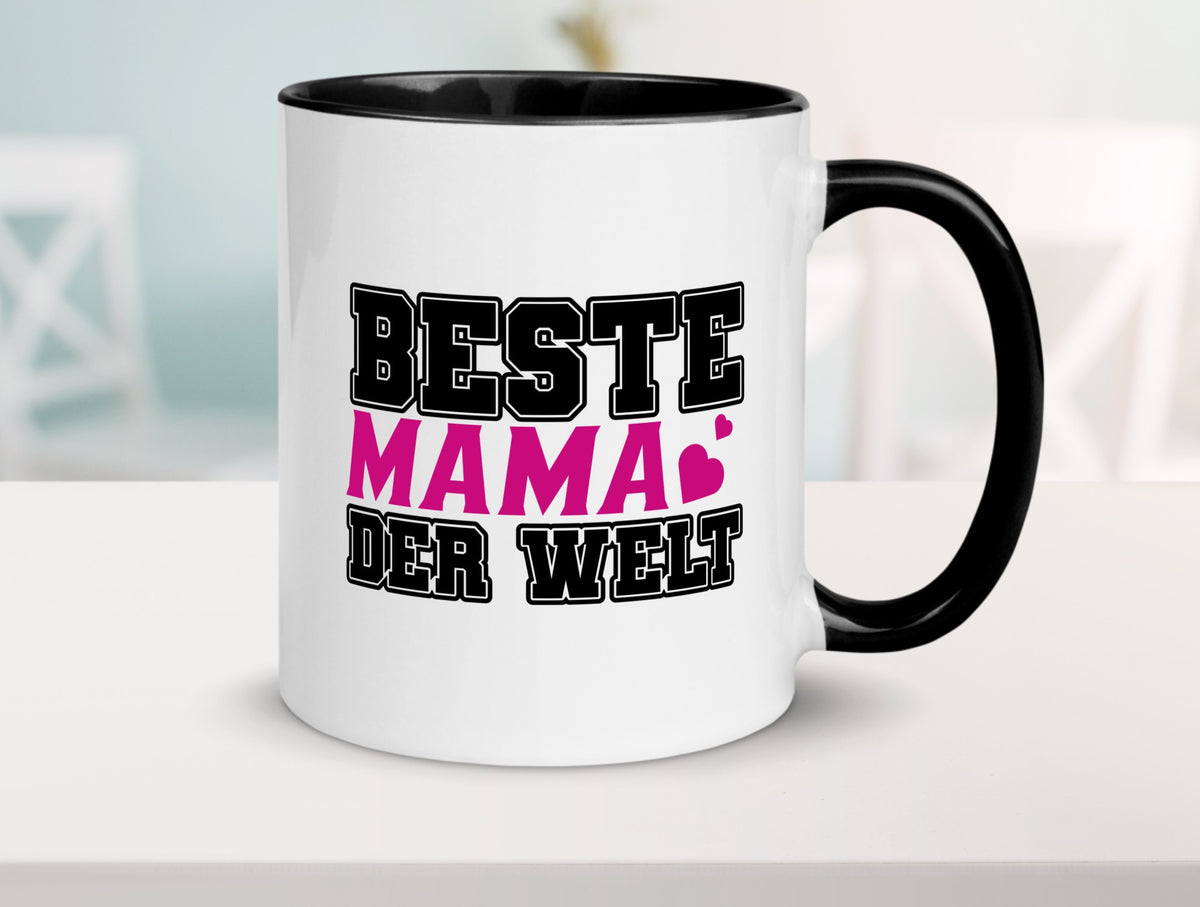 Beste Mama Geschenk Familie Geschenkidee lustiger Spruch Tasse