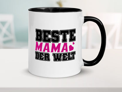 Beste Mama Geschenk Familie Geschenkidee lustiger Spruch Tasse