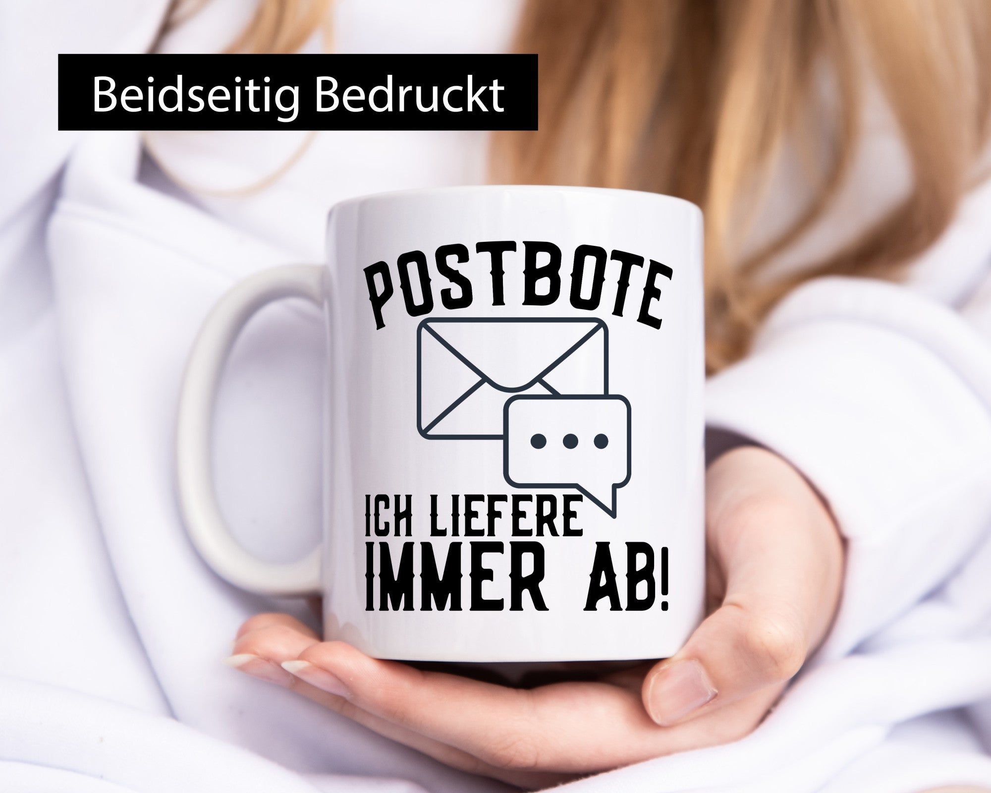 Ich liefere immer ab | Postbote Brief Zusteller Kurier Geschenk Humor