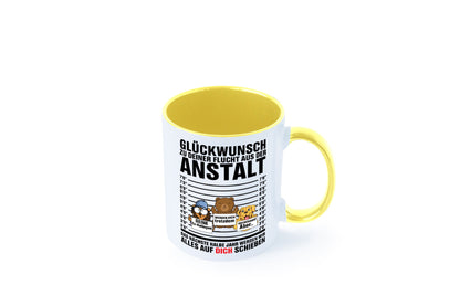 Glückwunsch zur Flucht | Arbeitskollegen Berufswechel Humor Arbeit Kollegen