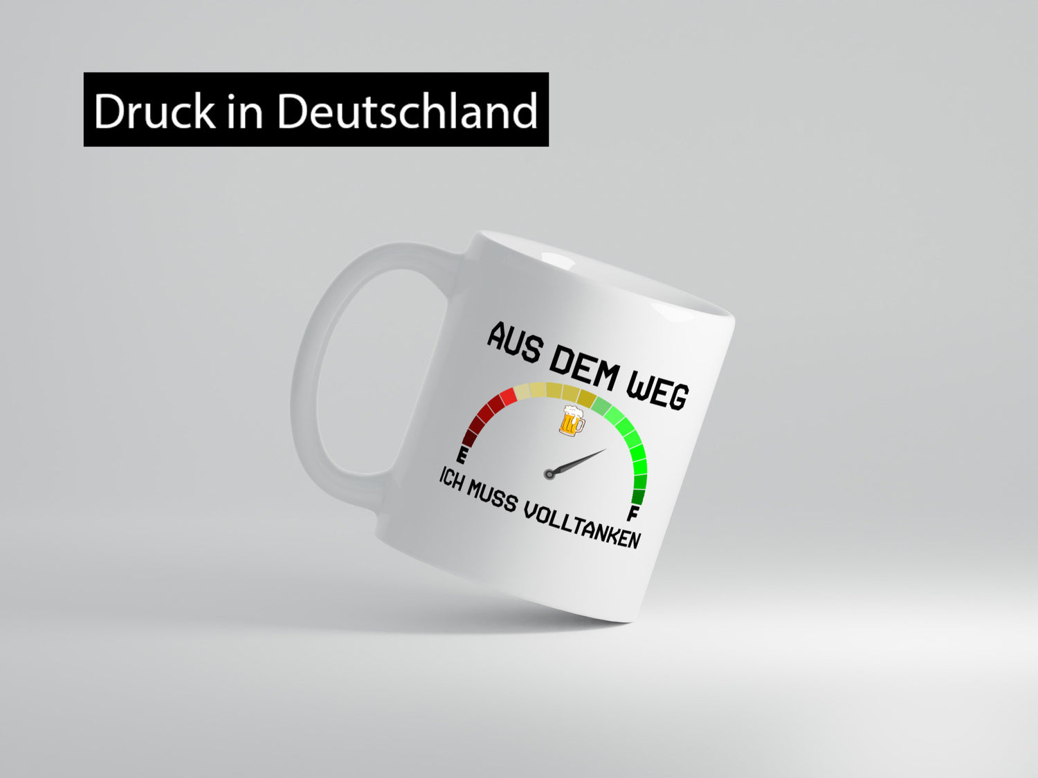 Aus dem Weg | Volltanken Bier Biertrinker Tacho lustig Humor Geschenkidee