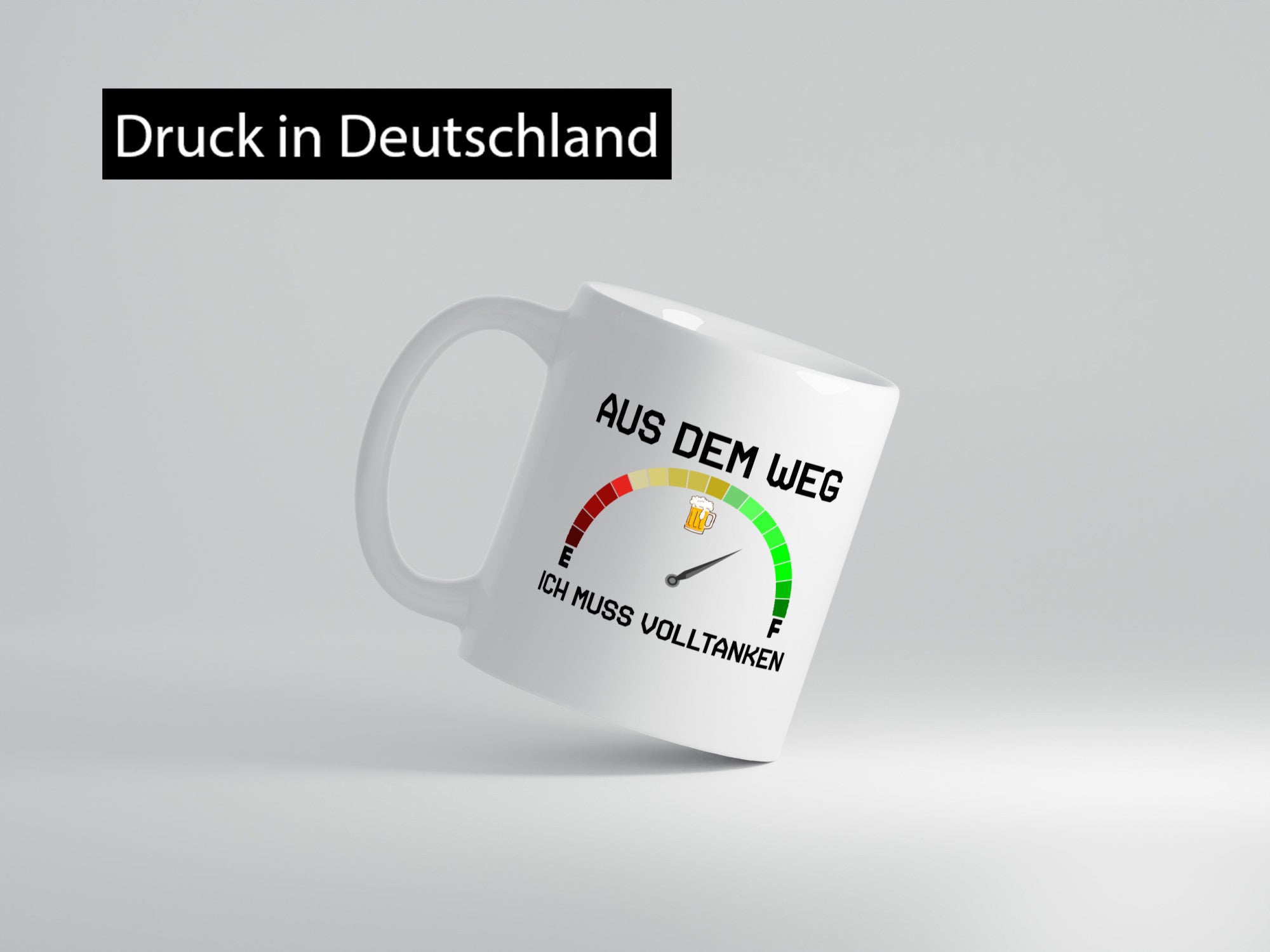 Aus dem Weg | Volltanken Bier Biertrinker Tacho lustig Humor Geschenkidee