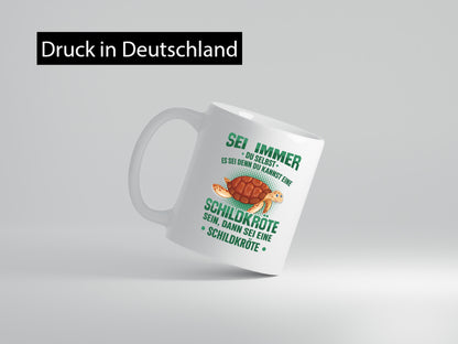 Sei eine Schildgröte | Tiere immer du Geschenk Tierliebhaber Humor lustiger