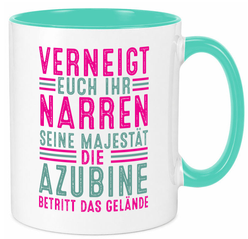 Verneigt euch: Azubine | Ausbildung Lehre Lehrling v2 lustiger Spruch Geschenk