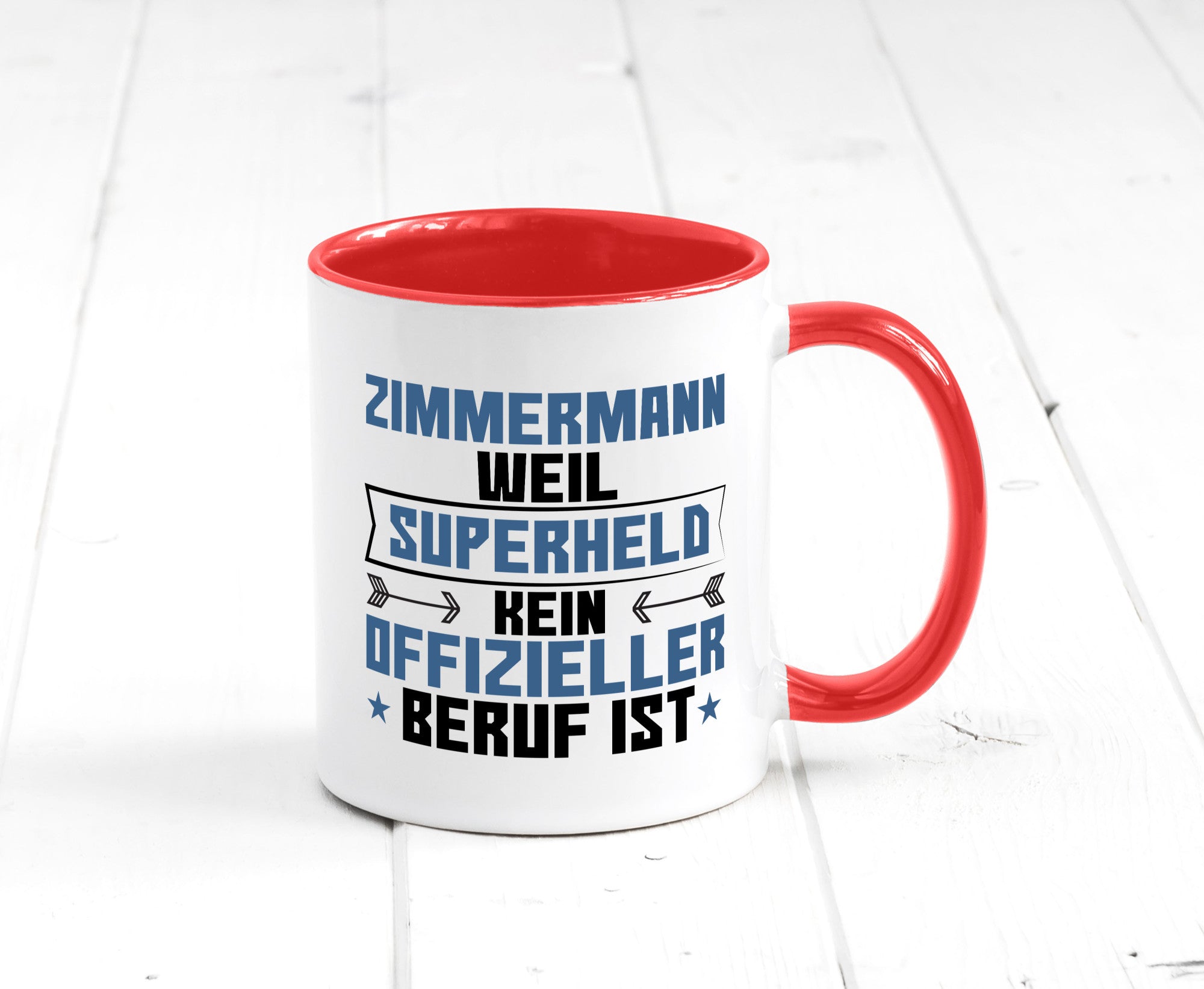 Superheld Zimmermann | Handwerker Holzbau Geschenk Humor Geschenkidee lustiger