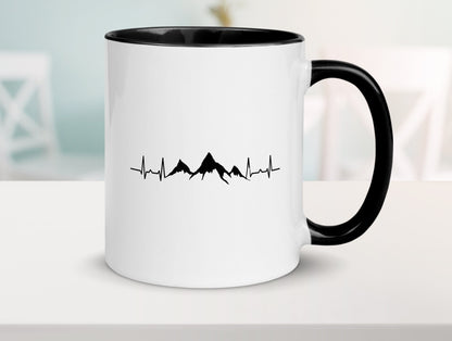 Berge Motiv | Alpen Skifahren Skiurlaub Apres Ski Geschenkidee Humor Tasse