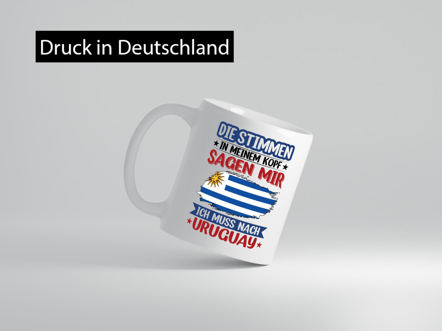 Uruguay | Urlaub Stimmen in meinem Kopf Traumland Geschenk Humor Geschenkidee