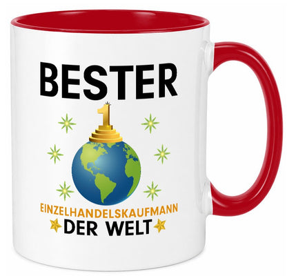 Welt Bester Einzelhandelskaufmann | Einzelhandel Humor Geschenkidee Tasse