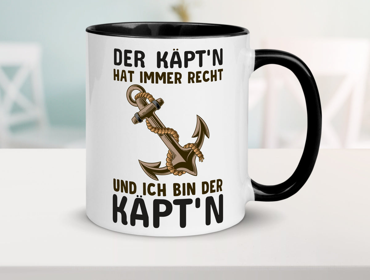 Der Kapitän | Käpt?n Tasse Schifffahrer Boot lustig Humor Geschenkidee Geschenk