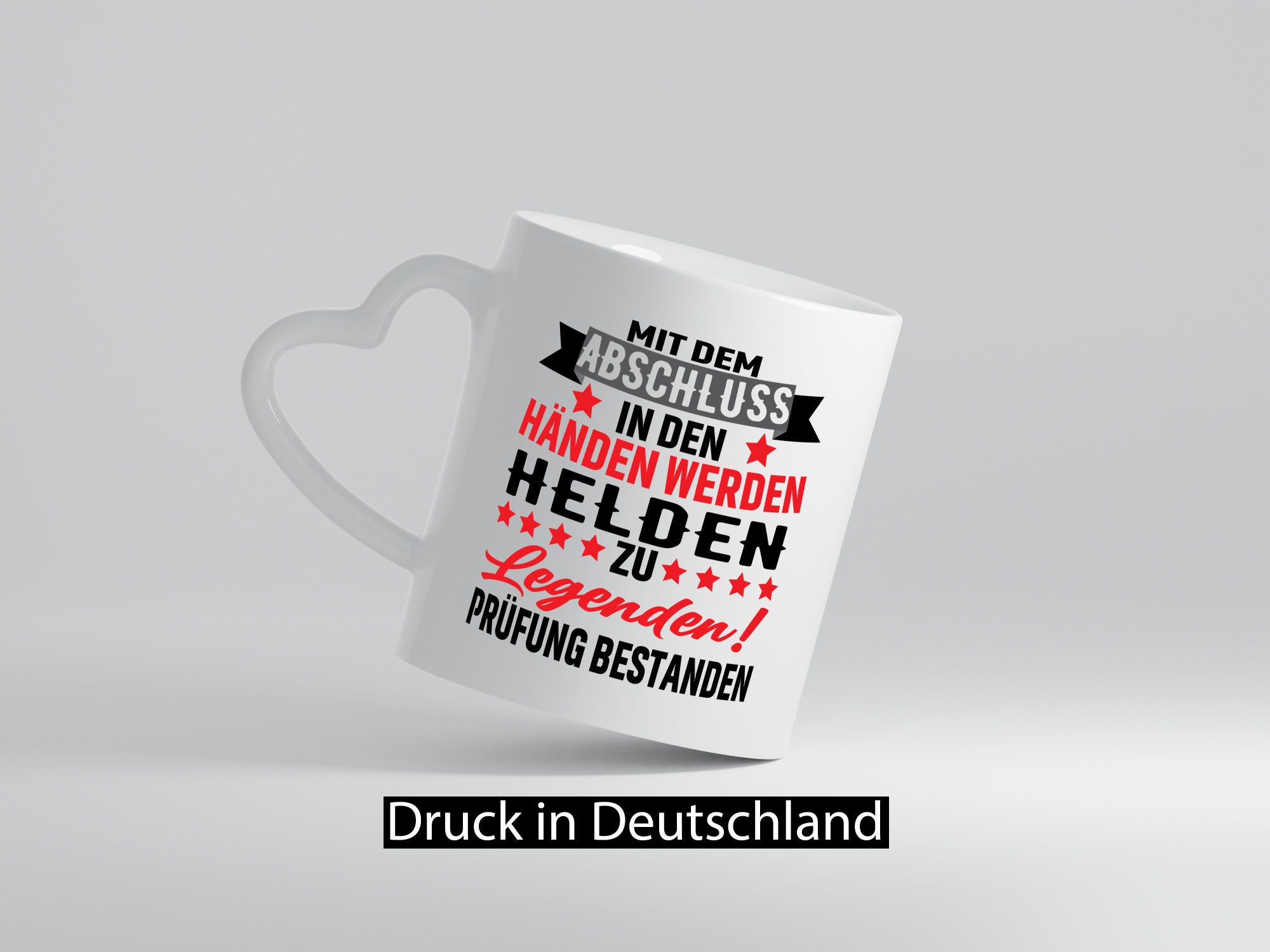 Mit dem Abschluss in den Händen | Prüfung bestanden lustig Humor Geschenkidee