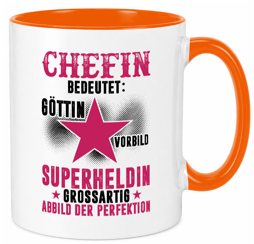 Bedeutung von Chefin | Führungskraft Vorgesetzte Geschenk Arbeit Kollegen Büro