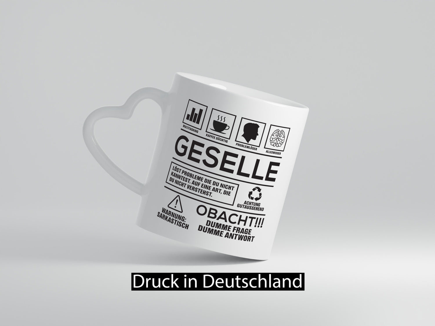 Achtung Probleme Geselle | Handwerker Geschenk Humor Geschenkidee lustig
