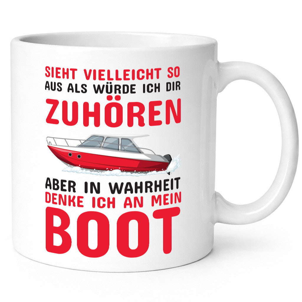 Bootbesitzer | Kapitän Tasse mein Boot lustig Humor Geschenkidee Geschenk