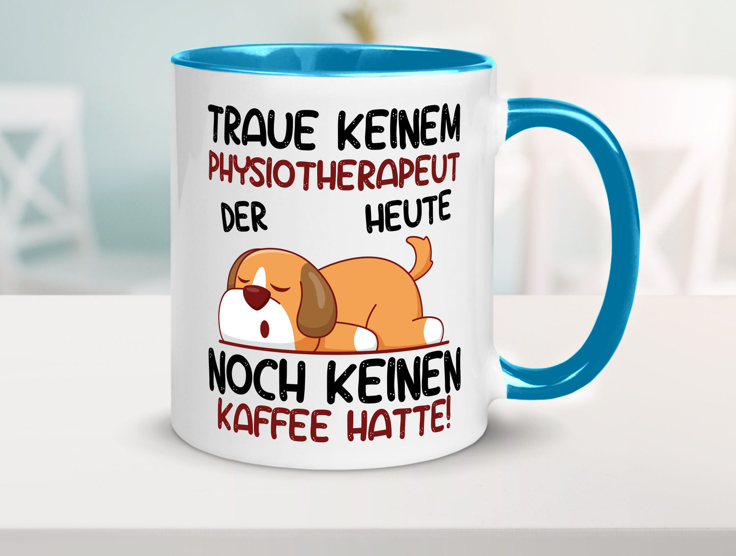 Traue keinem Physiotherapeut v2 Geschenkidee Humor Tasse