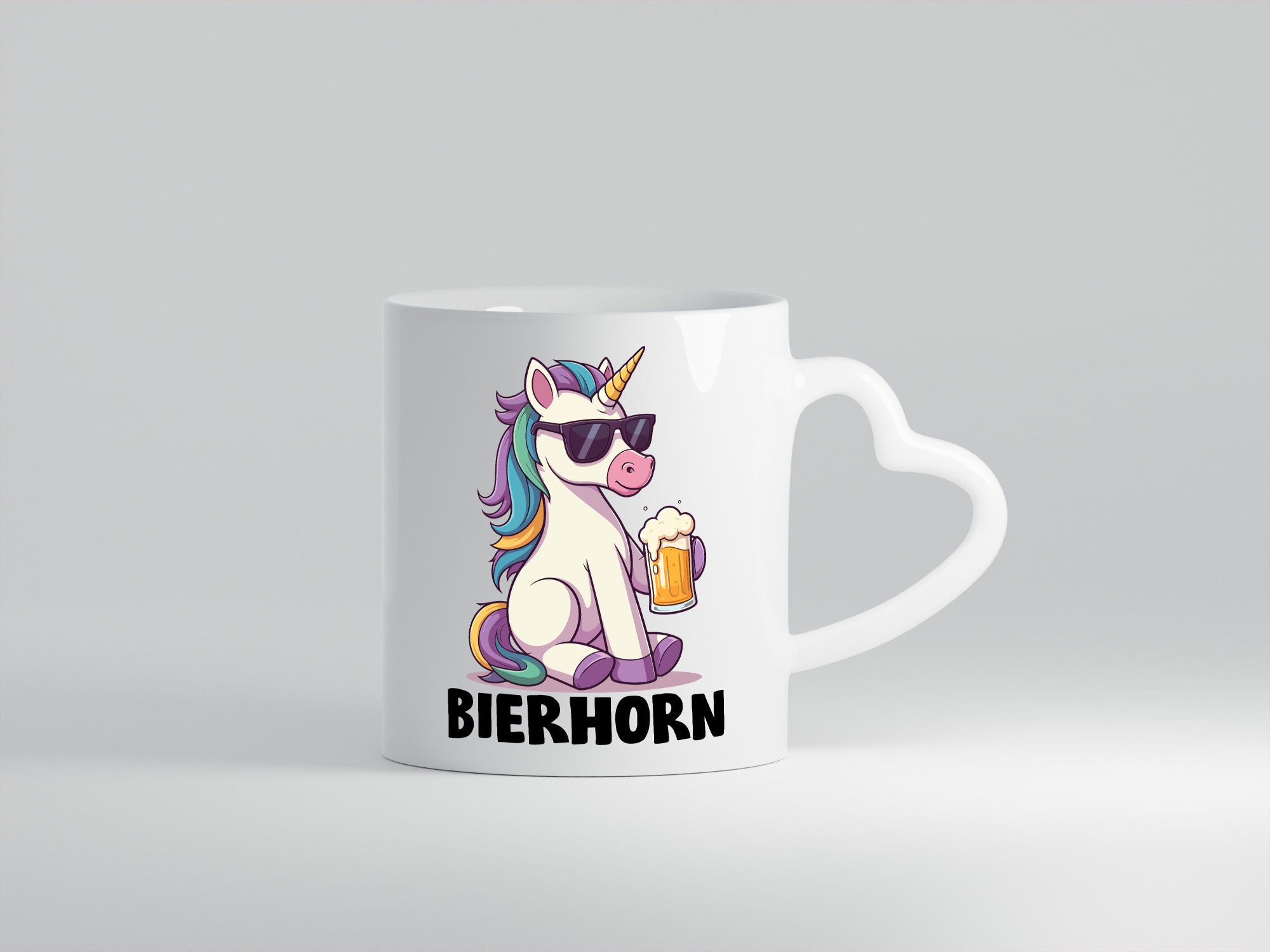 Bierhorn | Einhorn Bierliebhaber Geschenkidee Humor Tasse