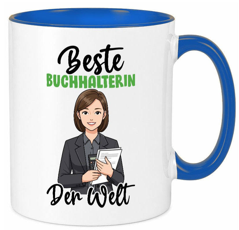 Beste Buchhalterin | Buchhaltung Humor v2 lustig Geschenkidee Geschenk Tasse