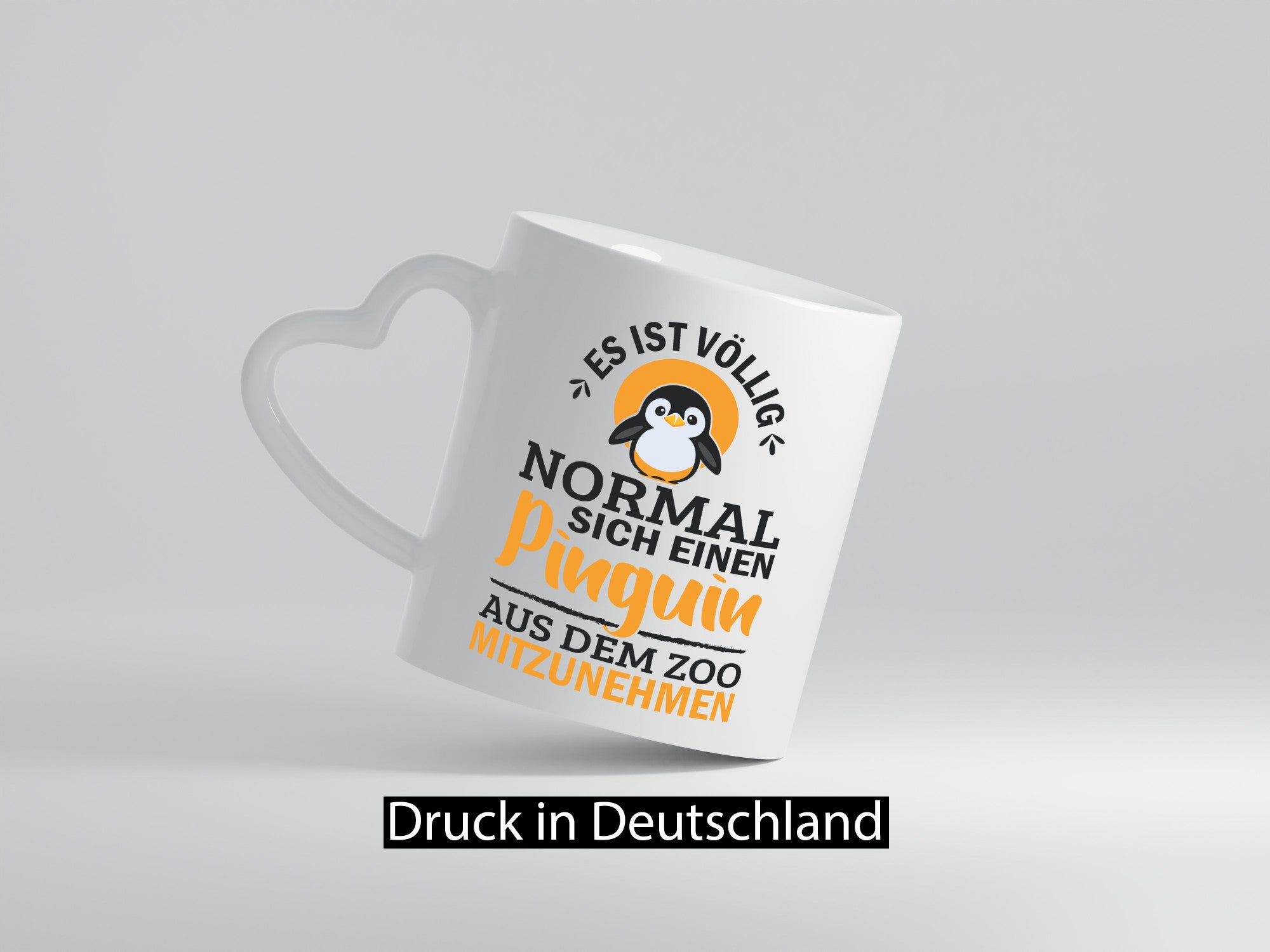 Es ist völlig Normal einen Pinguin aus dem Zoo mitzunehmen lustiger Spruch