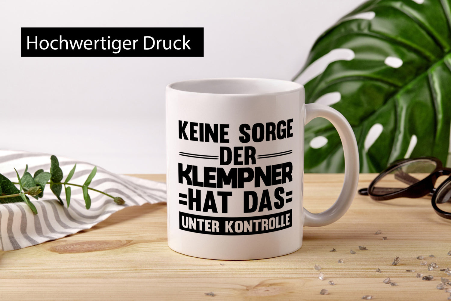 Der Klempner hat das unter Kontrolle lustiger Spruch Geschenk Humor