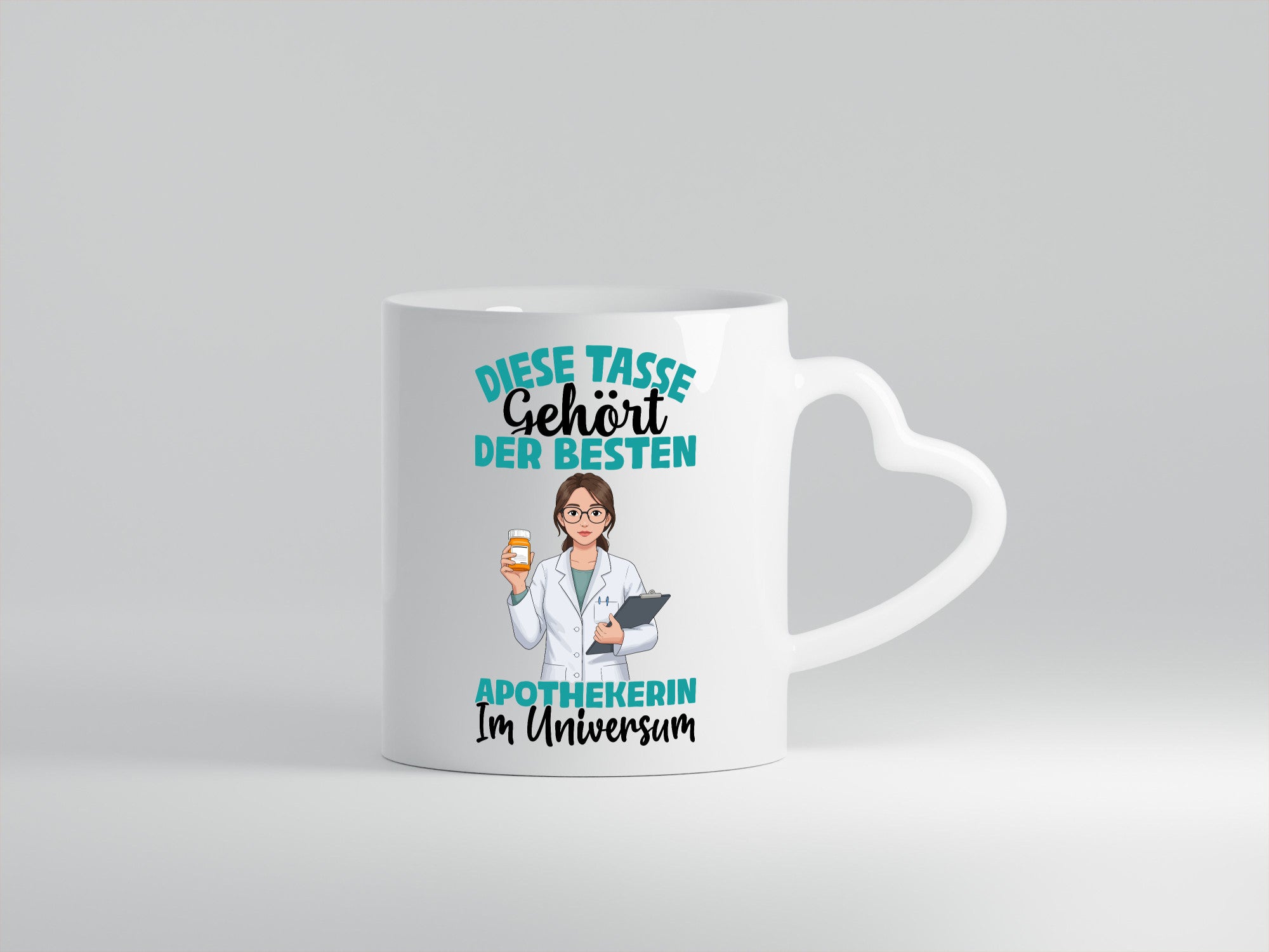 Im Universum: Apothekerin | Apotheke Pharmazie lustiger Spruch Geschenk Humor