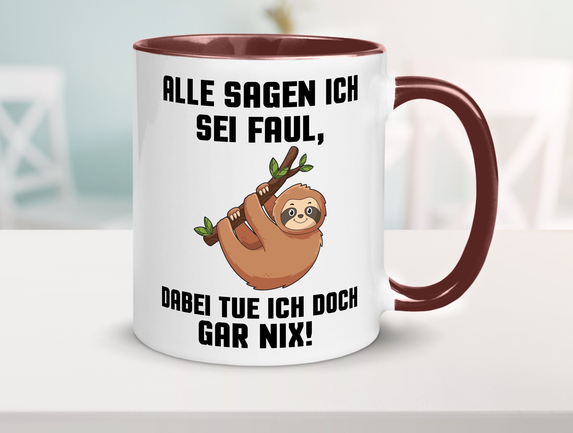 Alle sagen ich sei Faul | Faultier bin nicht Geschenkidee Tierliebhaber Humor