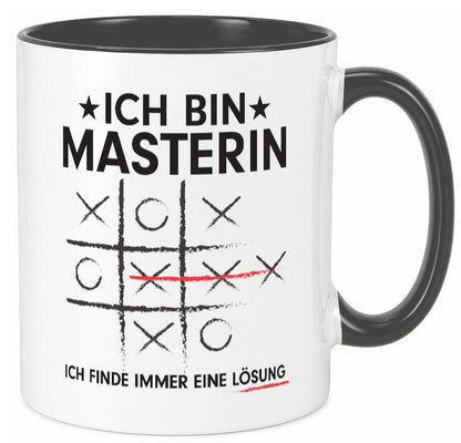 Löse Probleme: Masterin | Student Uni Studium Humor Geschenkidee Tasse