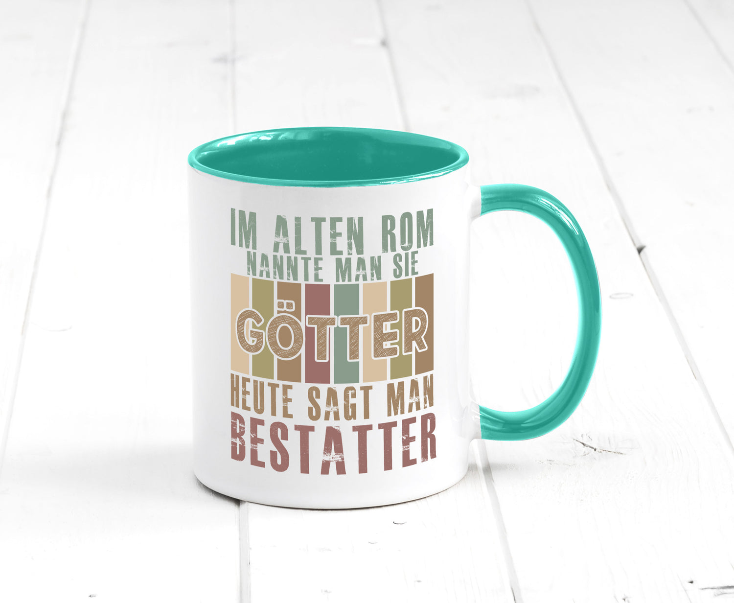 Heute sagt man: Bestatter | Bestattung Totengräber Geschenk Humor Geschenkidee